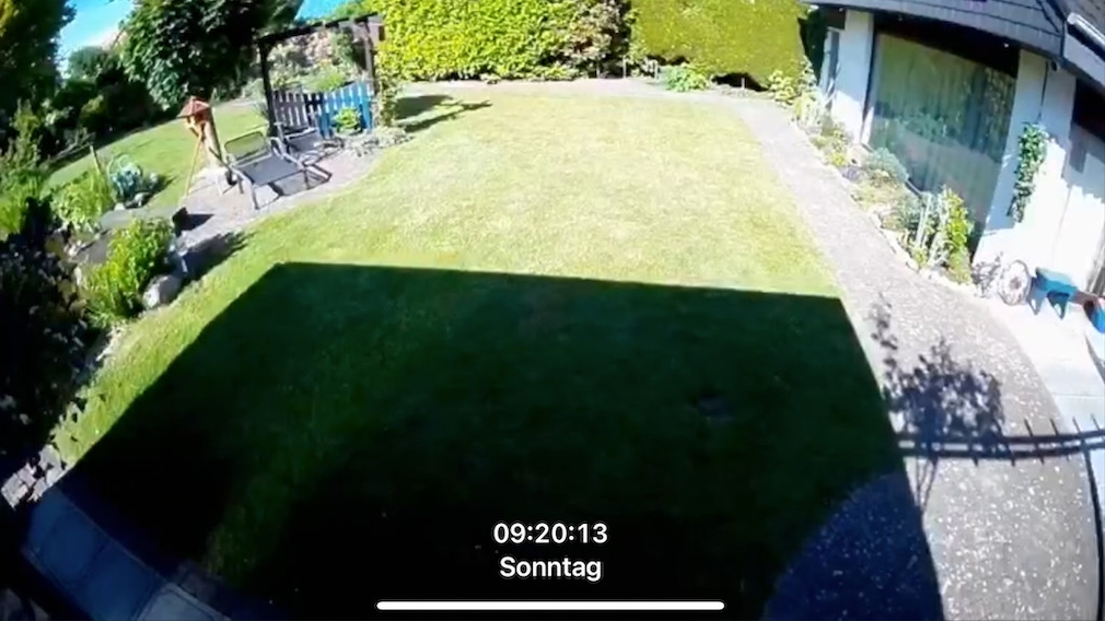 Eve Outdoor Cam, Licht und Schatten Eve Outdoor Cam, Licht und Schatten