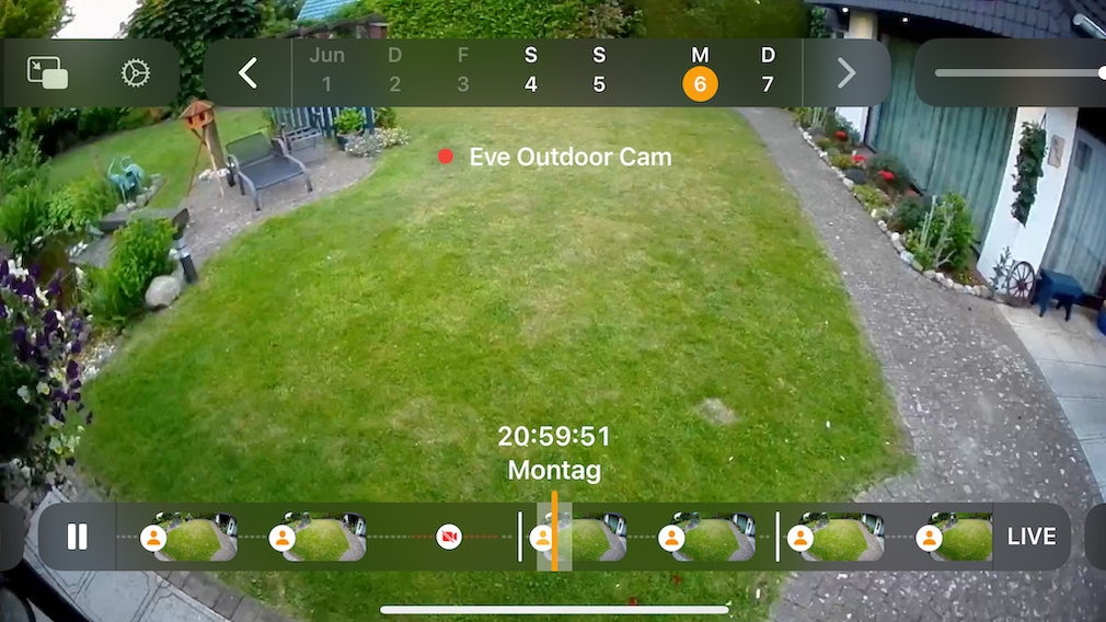 Eve Outdoor Cam, Tag