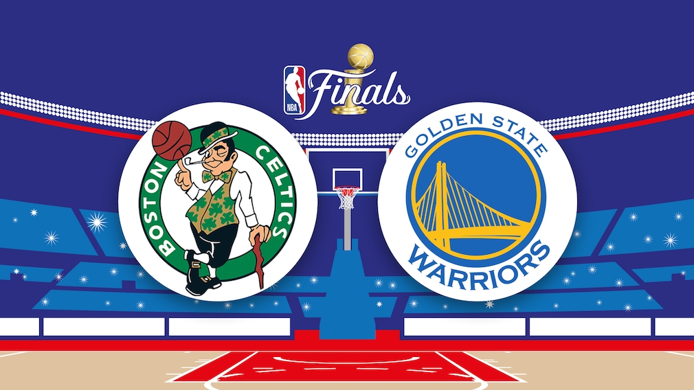 NBA Finals Wappen, Logo von Boston und Golden State