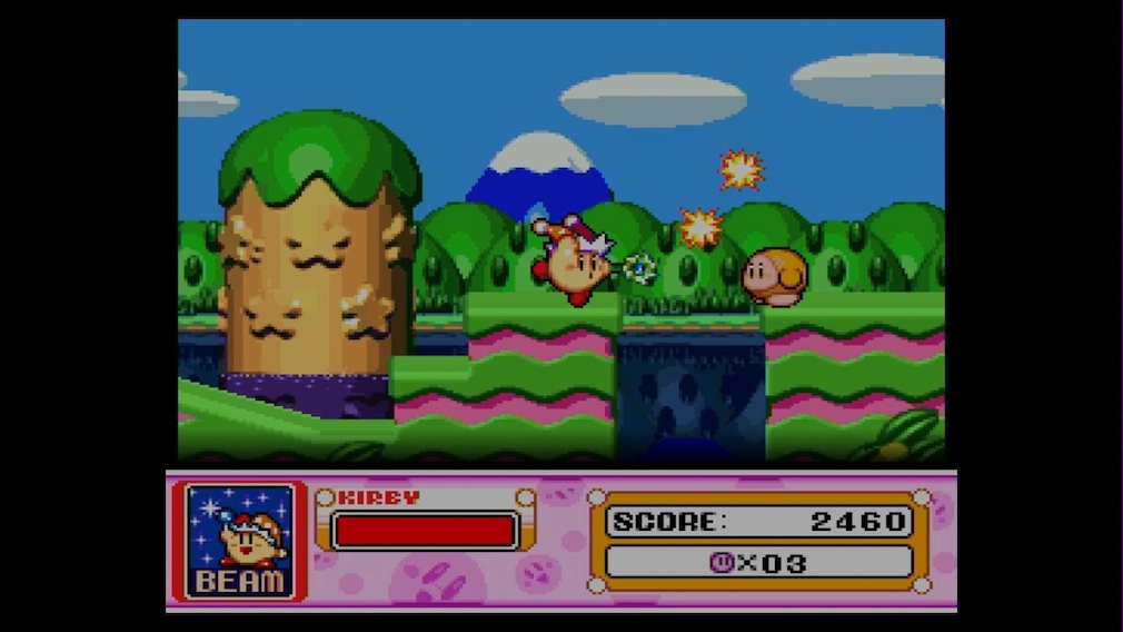 Kirby Super Star Spielszene.