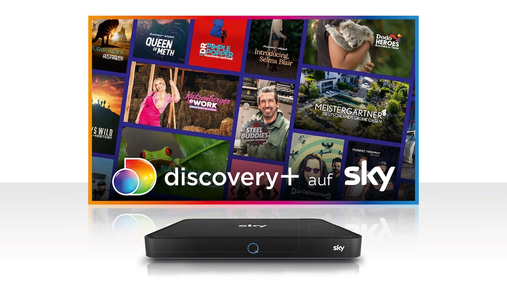 Discovery+ bei Sky Q