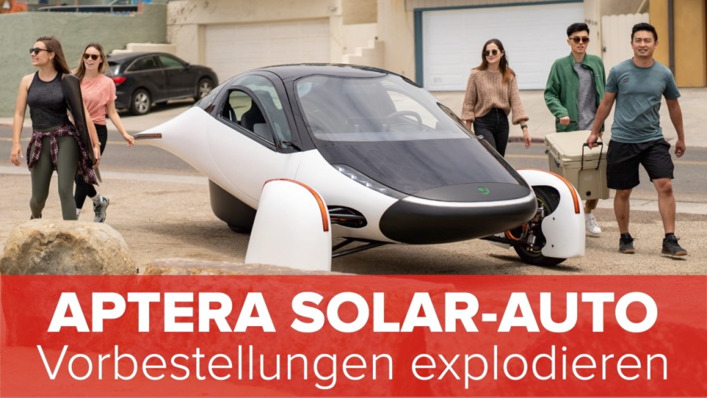 Aptera Solar-Auto: Vorbestellungen explodieren