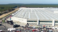 Eröffnung der Gigafactory in Grünheide, Brandenburg.