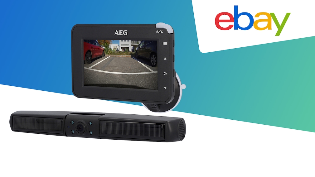 Ebay-Angebot: Derzeit finden Sie das AEG Solar Rückfahrkamera-System RV 4.3 preiswert beim Online-Auktionshaus
