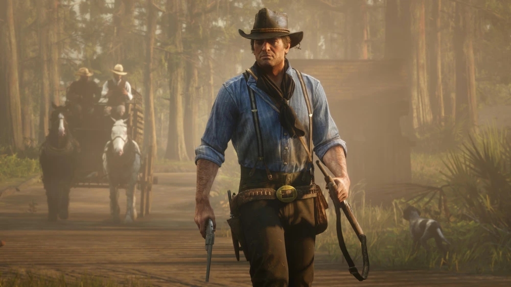 Cowboy in Red Dead Redemption.
