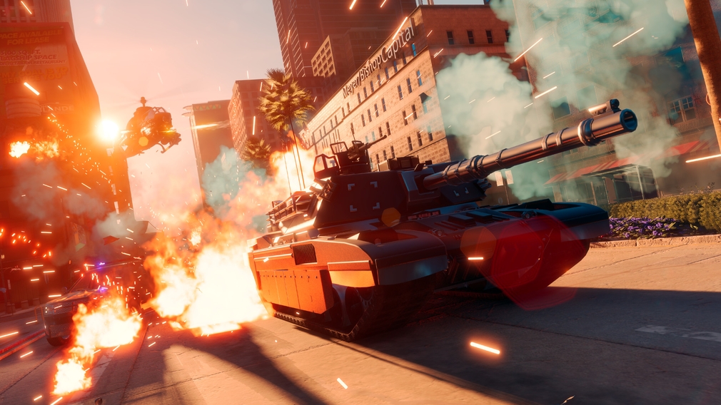 Tanks in Saints Row. Tanks in Saints Row.