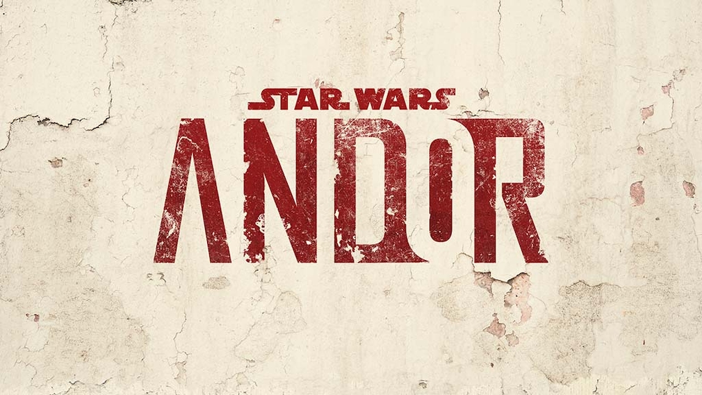 Der Schriftzug der neuen Star-Wars-Serie "Andor"