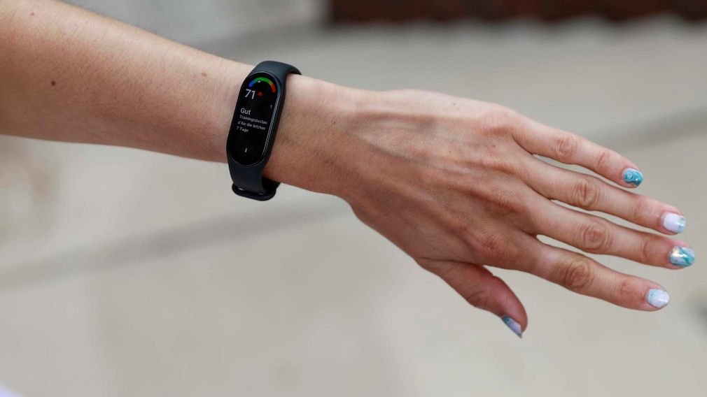 Xiaomi Band 7 in the test: new app, new start The smart band also tries to assess the training status. 