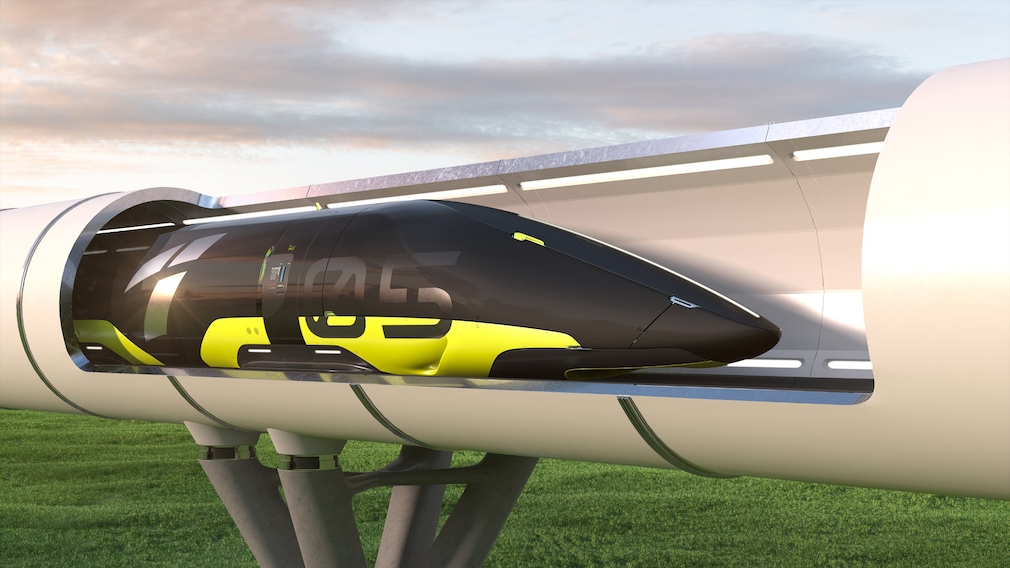 So könnte ein Hyperloop aussehen
