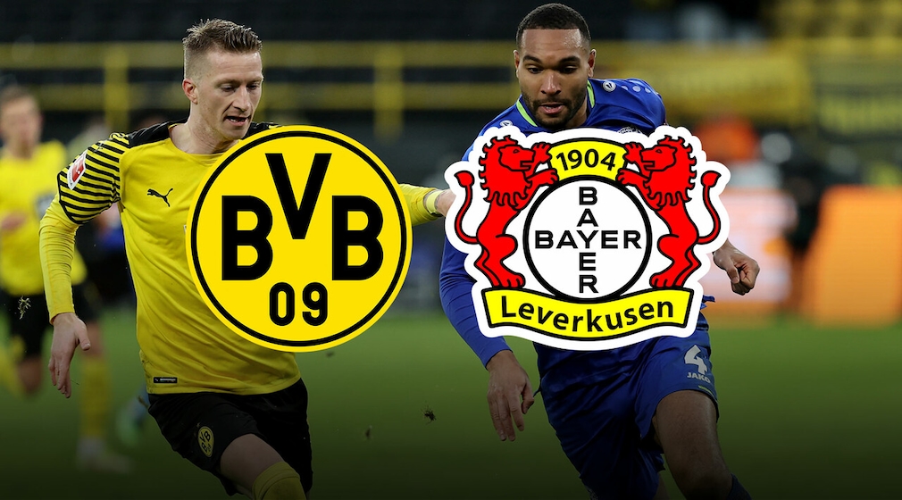 Borussia Dortmund, Bayer Leverkusen﻿﻿ Reus gegen Tah, Wappen
