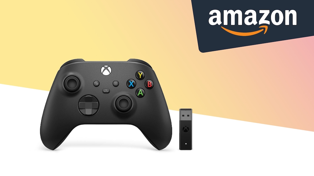 Xbox Wireless Controller mit PC-Adapter günstig bei Amazon