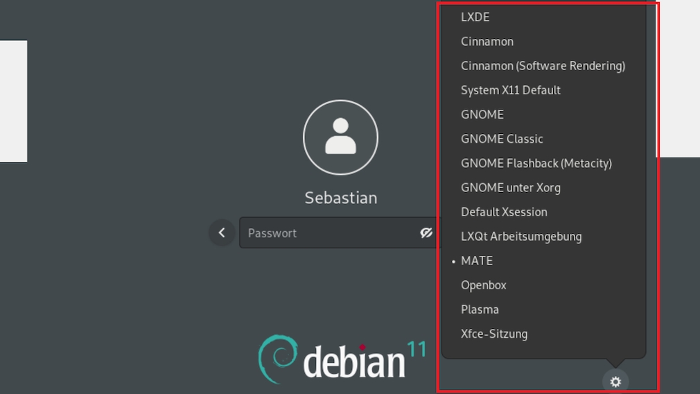 Linux Debian: Anleitung, Changelog und Review zum jüngsten Update In welcher visueller Geschmacksrichtung hätten Sie das Linux-System Debian gern? Das wählen Sie auf dem Log-in-Screen. Eine GUI per Terminal nachzuinstallieren, ist möglich, entfällt bei werkseitiger Installation verschiedener Bedienerführungen aber. 