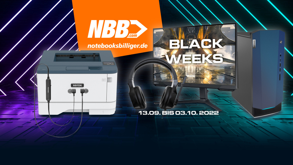 Black Weeks bei NBB: Hohe Rabatte auf Hardware, Software & Co.