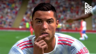 Ein Spieler in FIFA 23 in Denkpose.