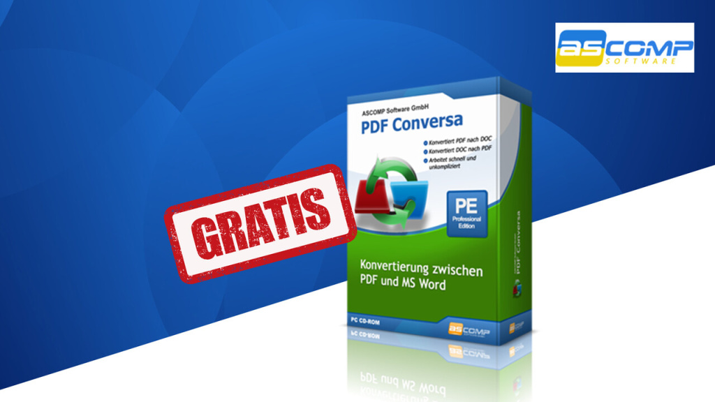 Statt 20 Euro: ASCOMP PDF Conversa gratis