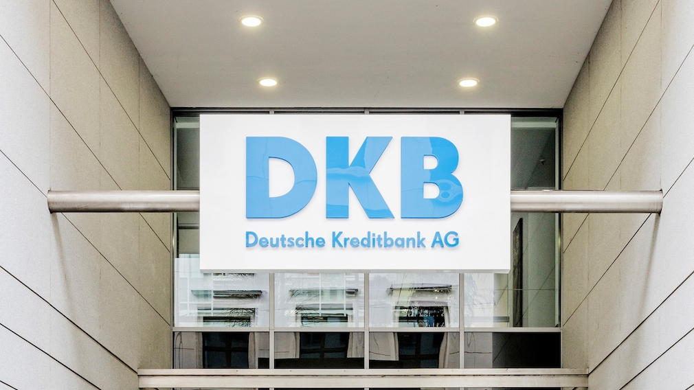 Schild der Deutschen Kreditbank