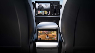 Das Cockpit des Tesla Model X
