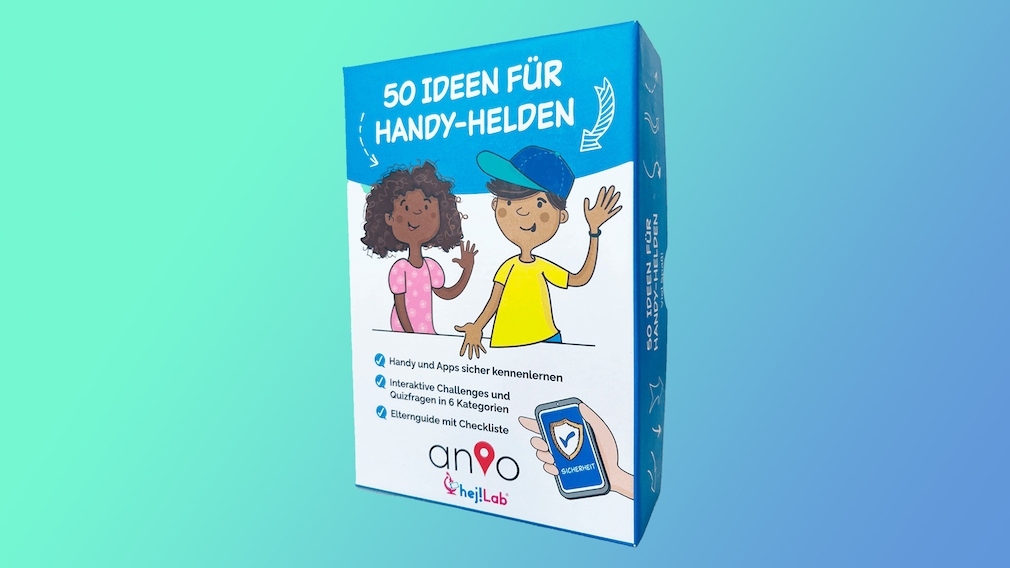 Der Packshot des Lernspiels "50 Ideen für Handy-Helden"