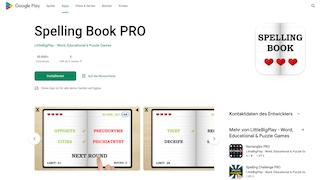 Spelling Book PRO im PlayStore