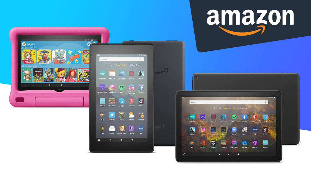 Amazon: Fire Tablets bis zu 56 Prozent preiswerter