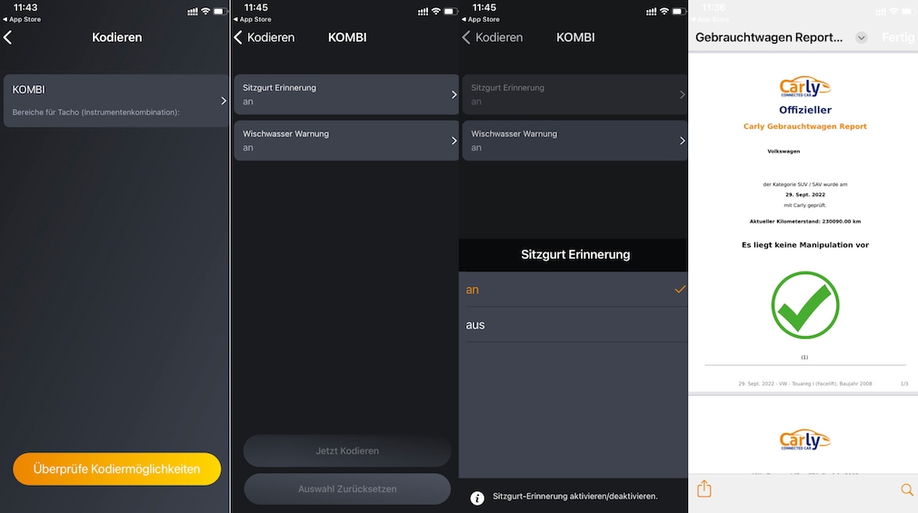 Carly-App/Adapter im Check: Funktionen, Fahrzeuge, Preise (2022