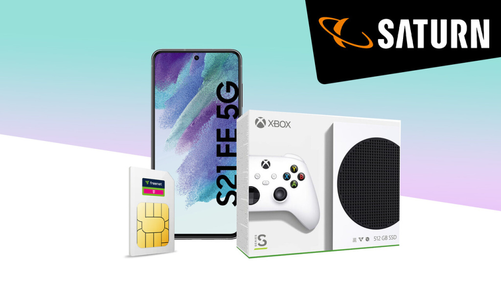 Bei Saturn: Galaxy S21 FE 5G + Xbox Series S + Top-Tarif = Preishit!