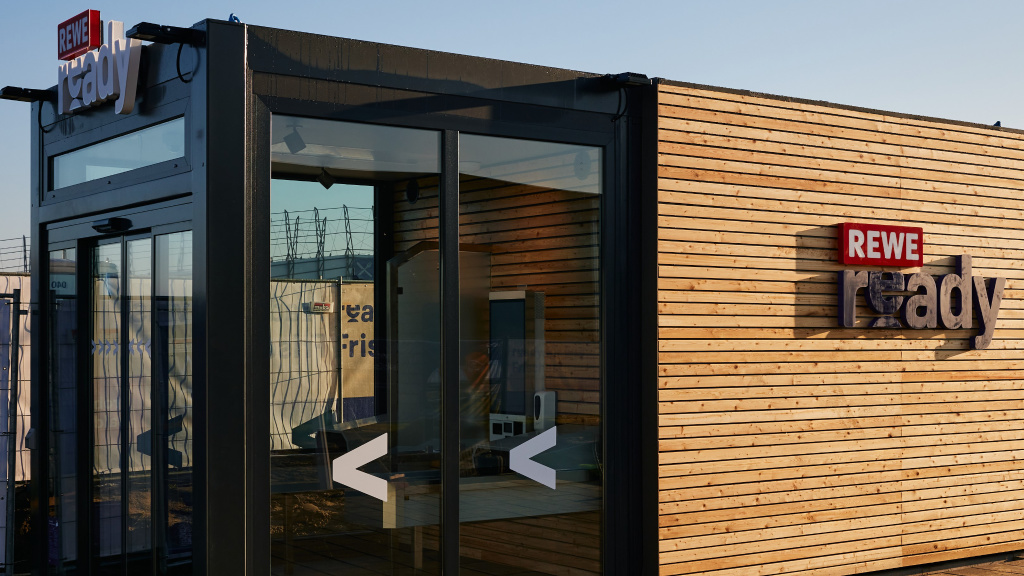 Rewe Ready: Vollautomatischer Supermarkt eröffnet