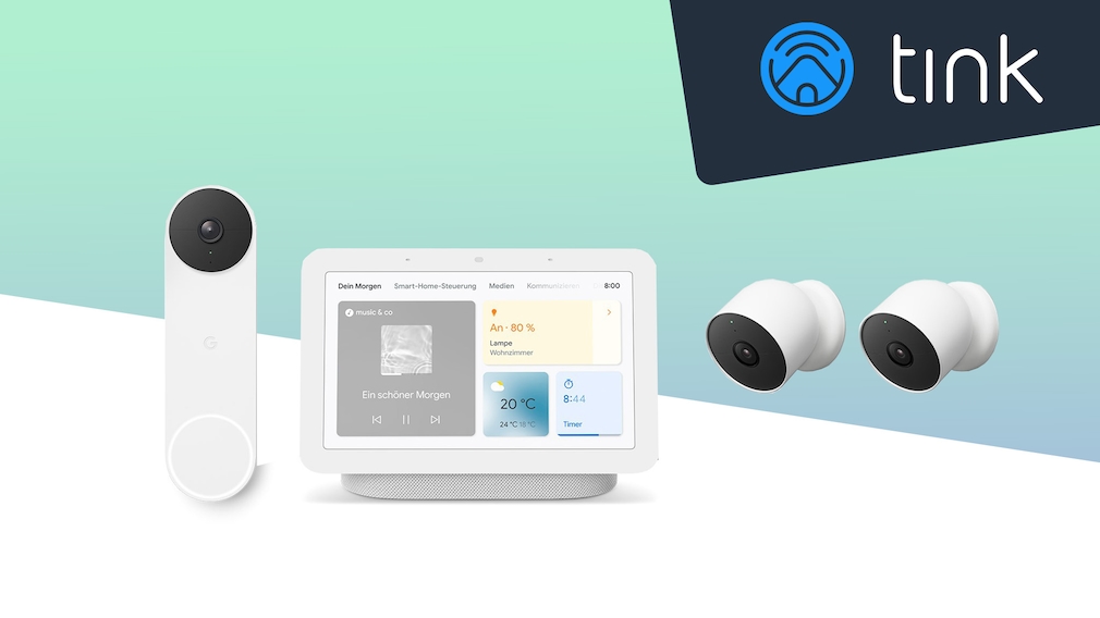 Google Nest Cam, Doorbell und Protect günstig bei tink