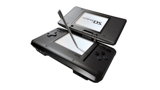 Schwarzer Nintendo DS.