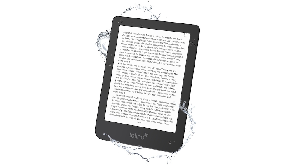 Das pure Vergnügen Test EBookReader Tolino Shine 4 COMPUTER BILD
