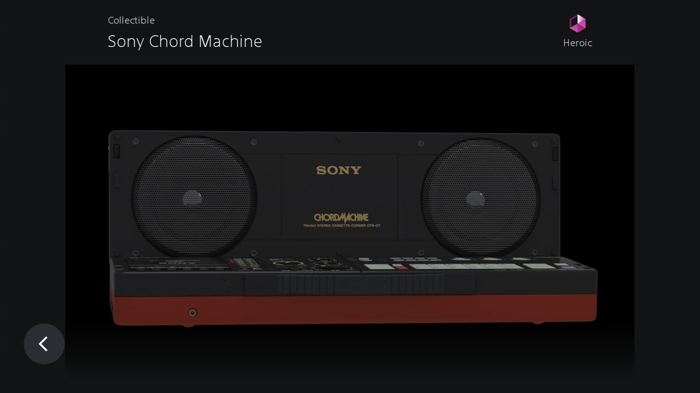 Digitale Sony Chord Machine.