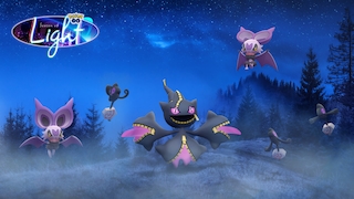 Mega-Banette und eF-eM in Pokémon GO.