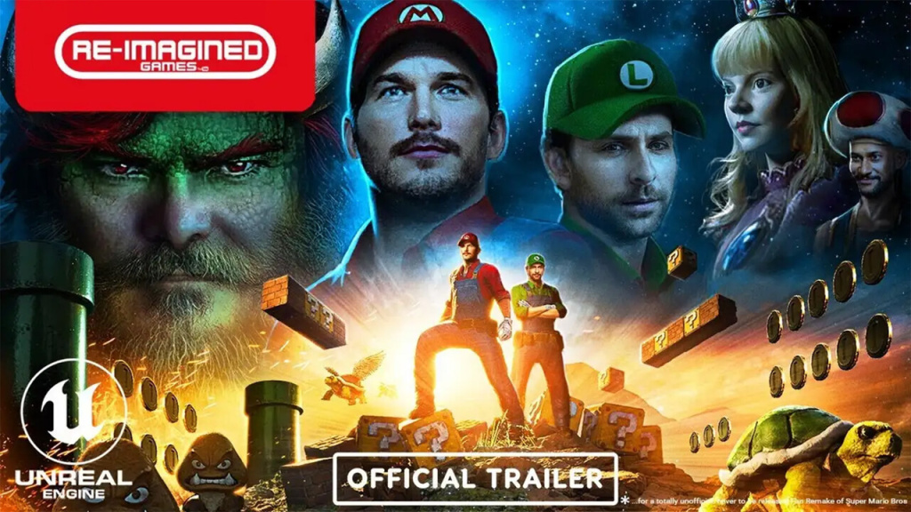 Unreal Engine: Fan verwandelt Chris Pratt in Super Mario
