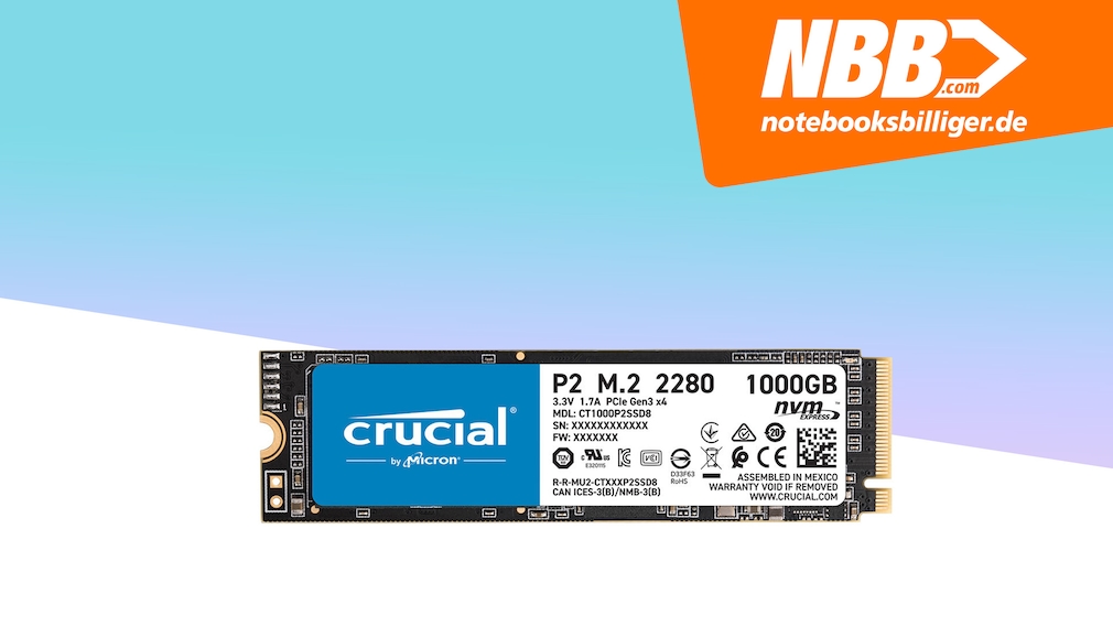 P2 SSD 1TB M.2 2280 PCIe 3.0 x4