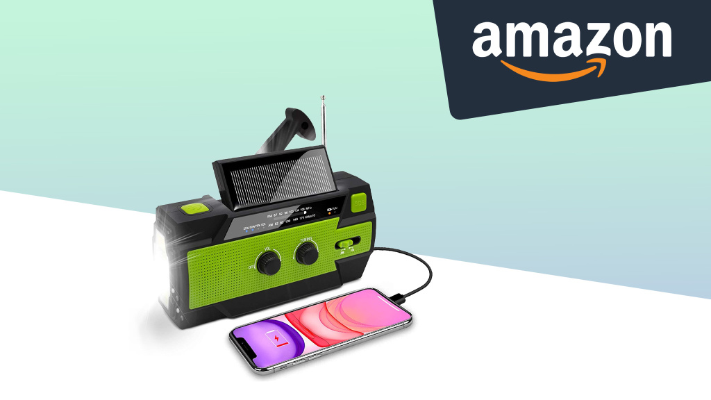 Amazon-Deal: Kurbelradio Nigecue Solar im Angebot