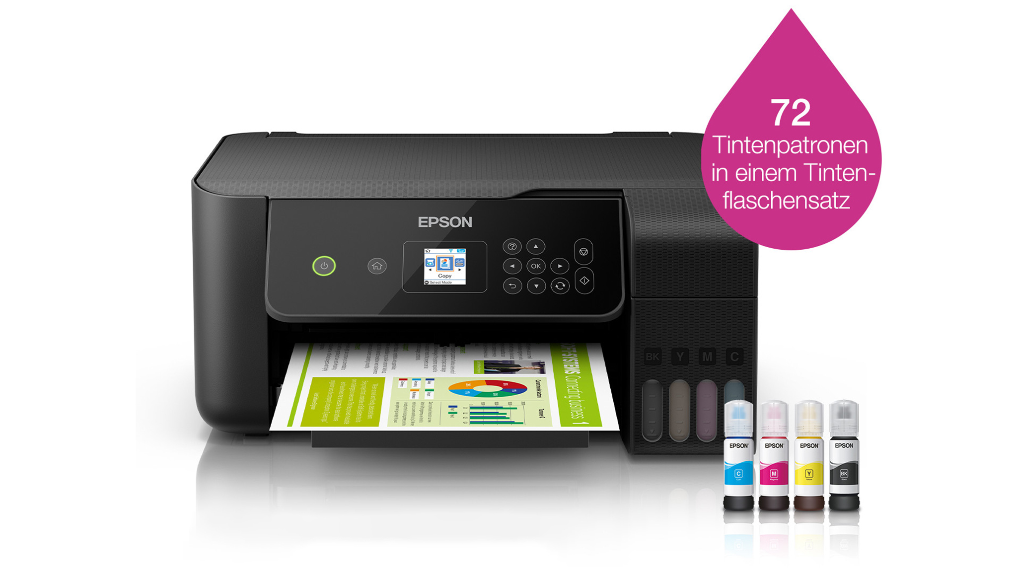 Epson Ecotank ET2721 im Test 7.000 Seiten mit vollen Tanks drucken! COMPUTER BILD