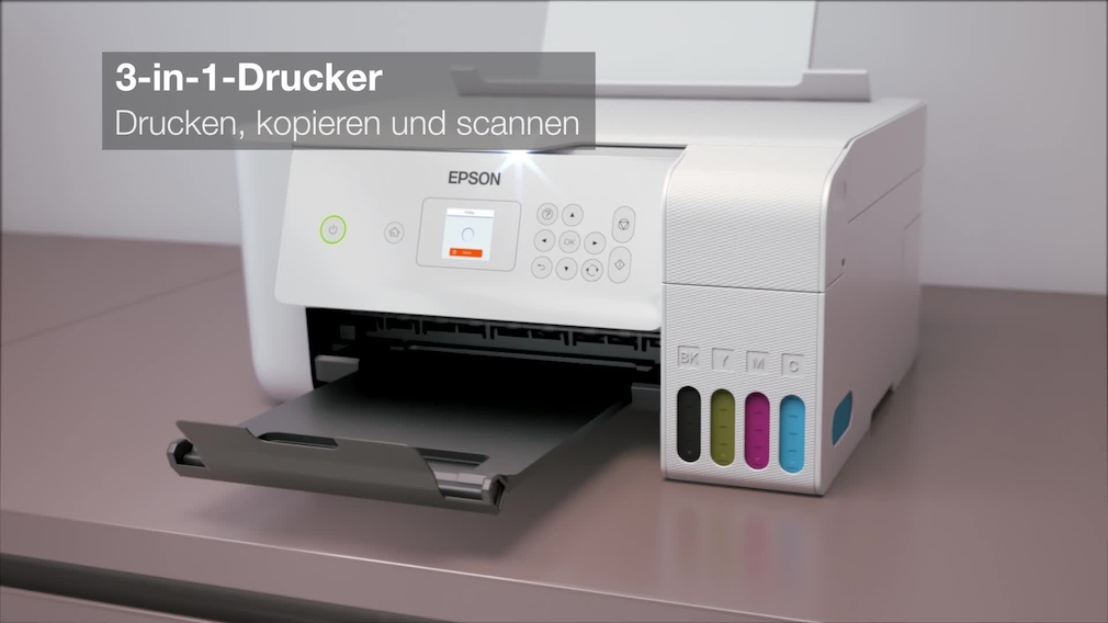 Epson Ecotank ET2726 im Test Extrem sparsamer Drucker COMPUTER BILD