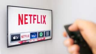 Fernseher mit Netflix-Logo