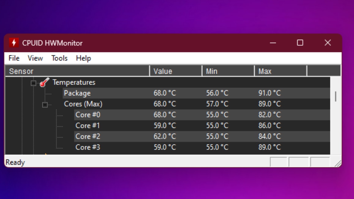 HWMonitor: Anleitung – und HWMonitor vs. HWiNFO - COMPUTER BILD