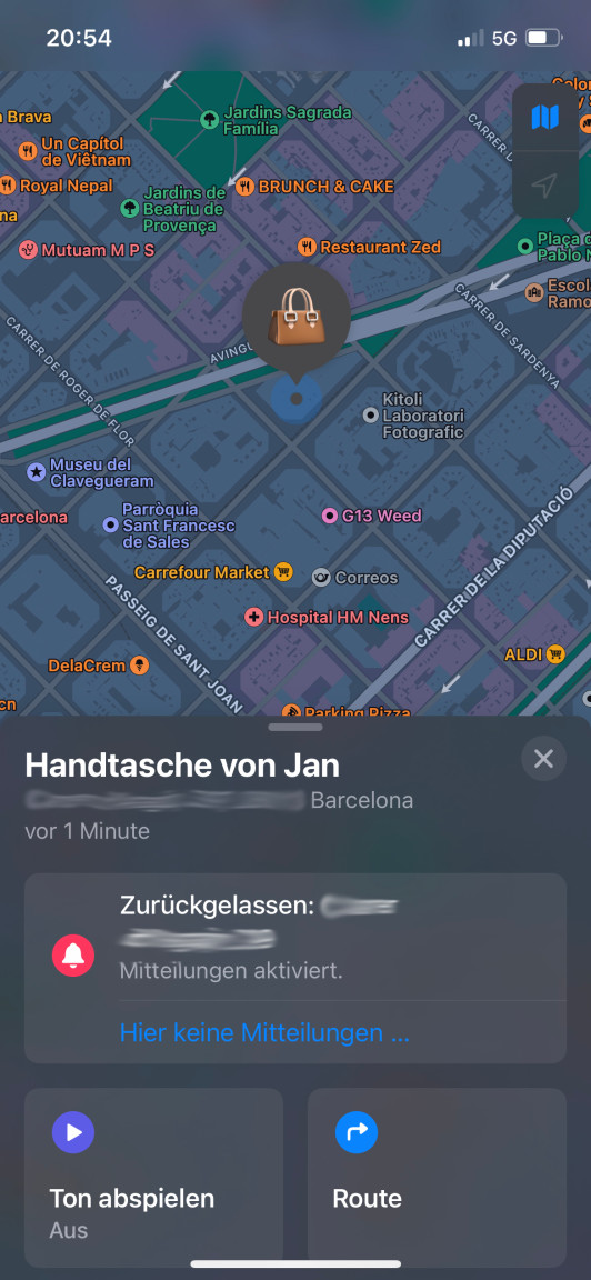 Apple Wo ist App Screenshot