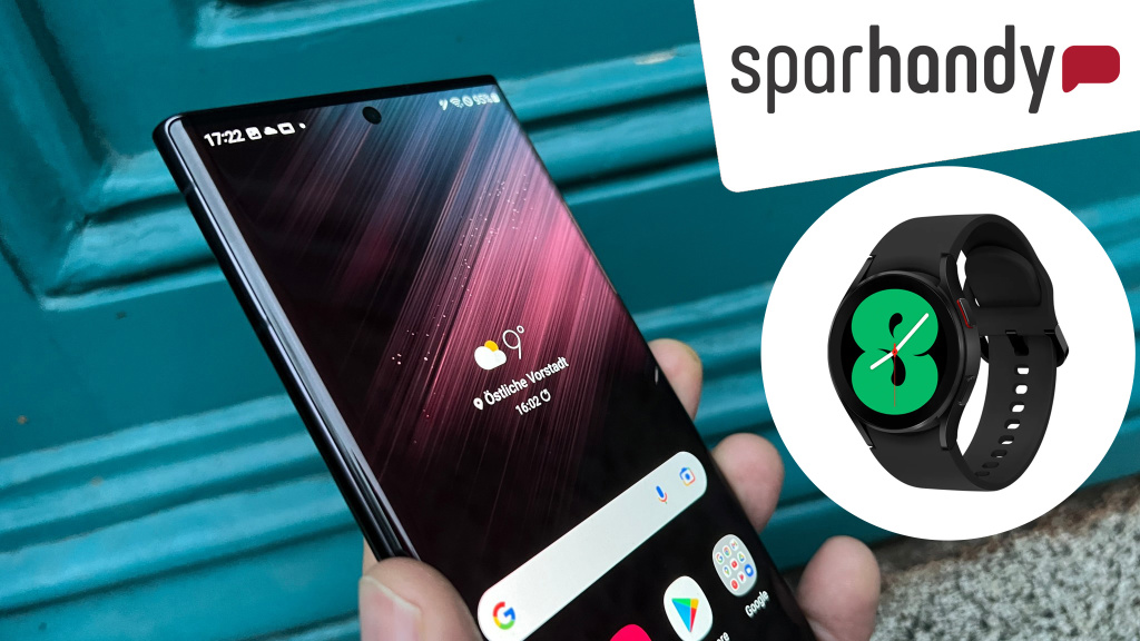 926 Euro sparen: Galaxy S22 Ultra mit 5G-Flat und Galaxy Watch 4