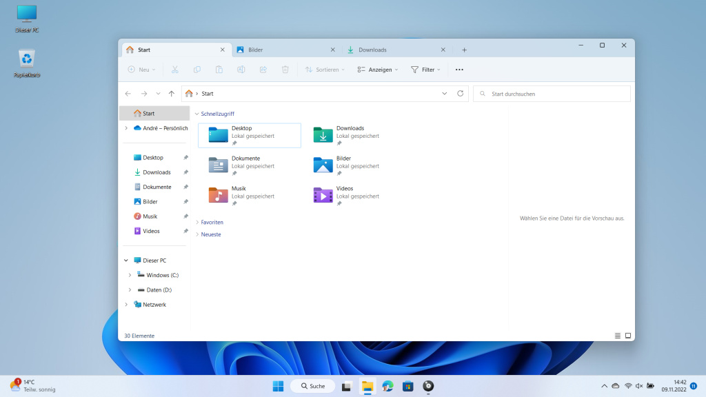 Explorer-Tabs für alle: "Moment 1"-Update für Windows 11 ist da