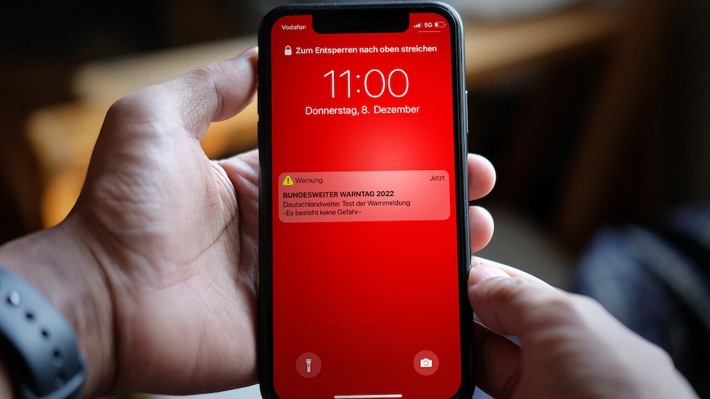 Vodafone informiert über Warntag