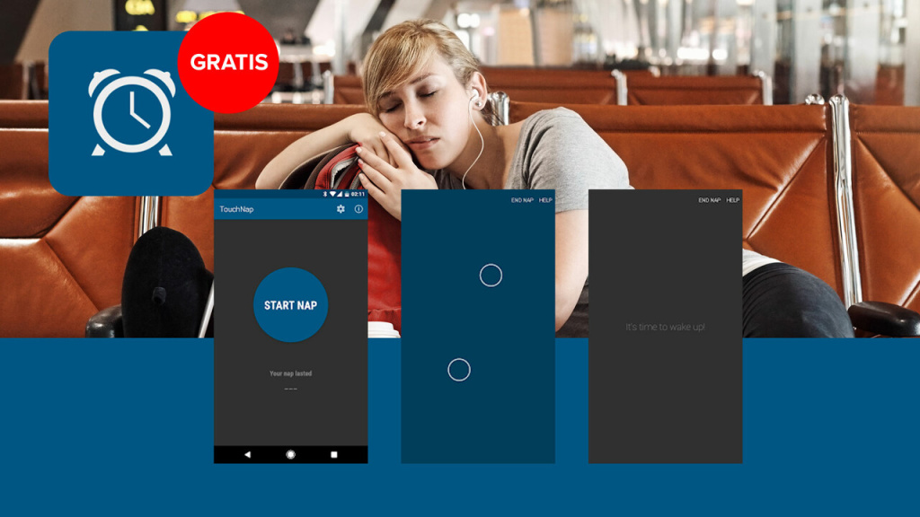 TouchNap: Geniale Wecker-App nur noch heute gratis!