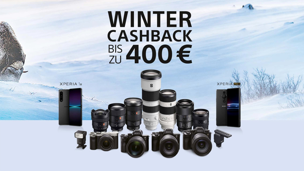 Sony Winter-Cashback: Sparen bei Kameras und Objektiven