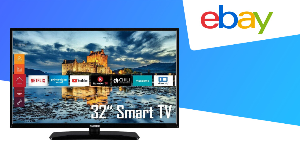 Telefunken-32 Zoll-Smart-TV bei Ebay 40 Euro günstiger!