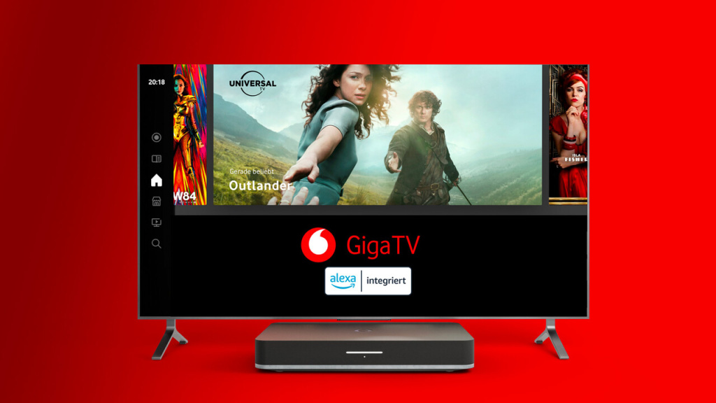 Alexa statt Fernbedienung: Neue Funktionen für Vodafone GigaTV
