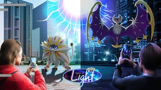 Solgaleo und Lunala in Pokémon GO.