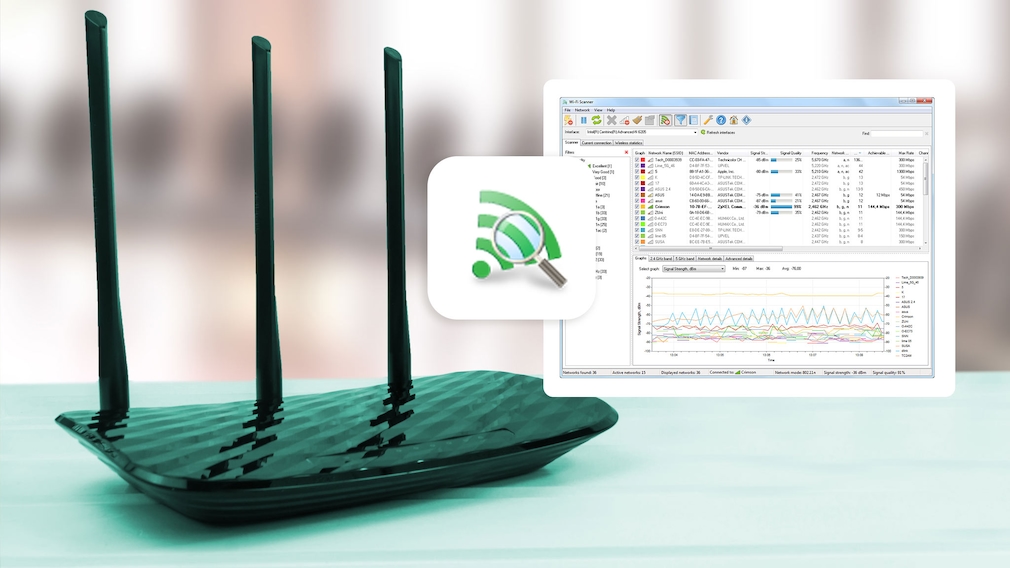 Wi-Fi Scanner: Kostenloses Tool, um WLANs professionell zu analysieren Wi-Fi, auch Wifi geschrieben, bildet beim Wi-Fi Scanner den Programmnamen. Was nicht jeder weiß: Die zu WLAN synonyme Abkürzung steht für Wireless Fidelity.