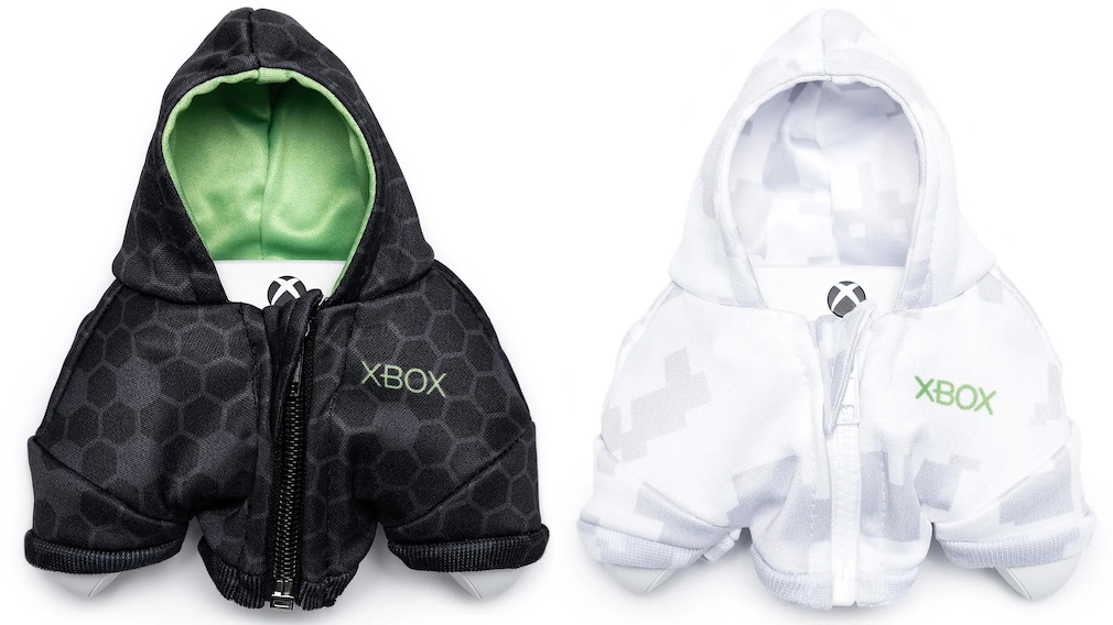 Microsoft: Xbox-Controller bekommen Kapuzenjacke Sind die nicht niedlich? Microsoft bietet ab sofort Mini-Hoodies für Xbox-Controller an.